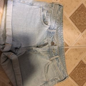 skinny low waist shorts